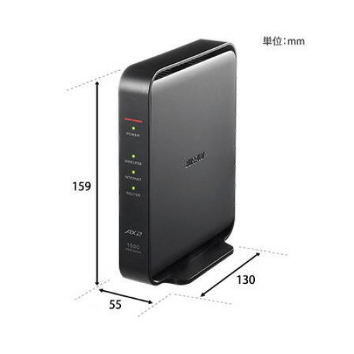 バッファロー(BUFFALO) WSR-1500AX2L AirStation Wi-Fi 6対応ルーター