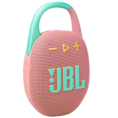 【長期保証付】JBL(ジェイ ビー エル) JBL Clip 5 スウォッシュピンク 防水ポータブルスピーカー_1