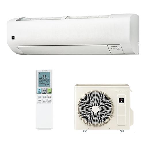 【長期保証付】＜エアコン 6畳用 2.2kw シャープ Vシリーズ AY-S22V-W ホワイト系 電源100V [配送のみ/設置工事なし]＞