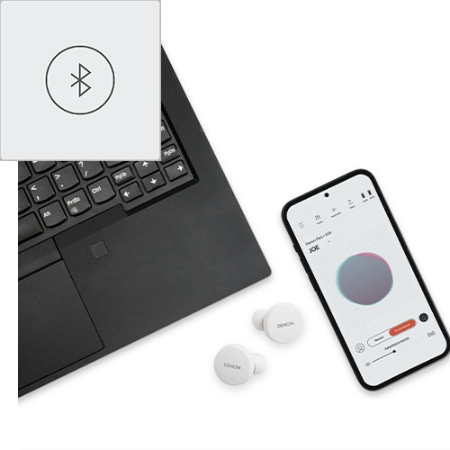 Demon Pearl Pro AH-C15PL ホワイト DENON PerL Pro True Wireless Earbuds ホワイト ワイヤレスイヤホン