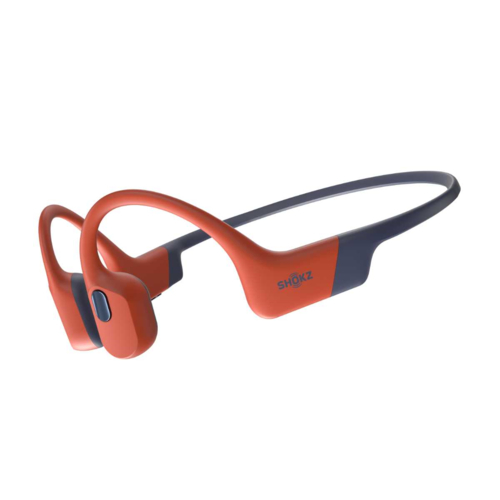 【長期保証付】Shokz(AfterShokz)(ショックス(アフターショックス)) OPENSWIM PRO レッド 骨伝導イヤホン Bluetooth 5.4 防水・ MP3 SKZ-EP-000029