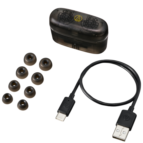 オーディオテクニカ(audio-technica) ATH-CKS30TW+/TBK スケルトン Bluetooth 完全ワイヤレスイヤホン SOLID BASS_3