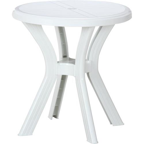 不二貿易 【組立品】ＰＣ ラウンドテーブル アンジェロ ホワイト(１２２７８) ホワイトの通販は