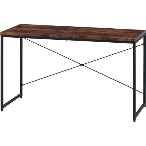 不二貿易 【組立品】ワークデスク ナビア ブラウン／ブラウン