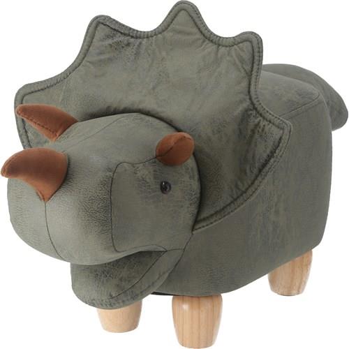 不二貿易 【完成品 一部取付 】 アニマルスツール キュートサイズ ダイナソー グリーン