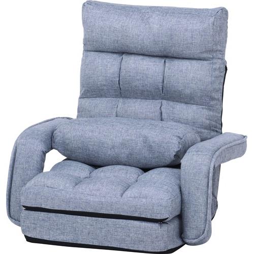 不二貿易 【完成品】４ＷＡＹ座椅子 ０２１２ グレーの通販は