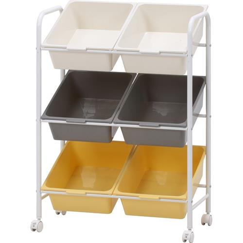 不二貿易 【組立品】キッズラック ｃｏｌｏｒ ６マス