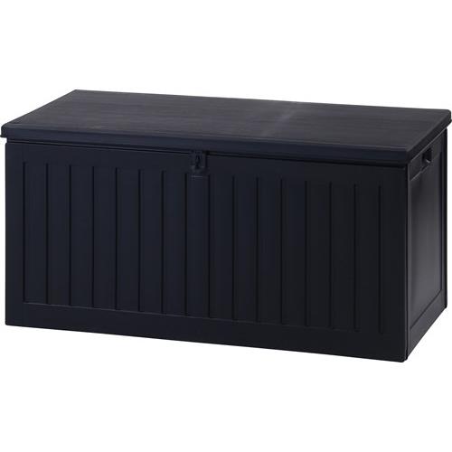 不二貿易 【組立品】収納ＢＯ×ベンチ ＢＫ ２７０Ｌ ブラック