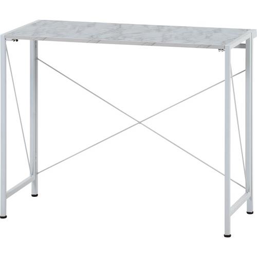 不二貿易 【完成品】折りたたみデスク アロン ストーン 大理石