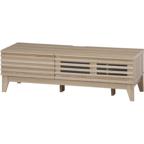 不二貿易 【組立品】ＴＶ台 ライン １２０幅 ＮＡ【３Ｄ】の通販は