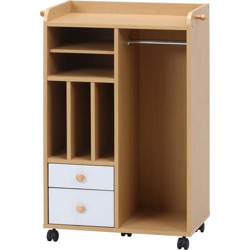 不二貿易 【組立品】 ＮＯＲＭ ストレージラック ハンガー付 ＷＨ×ＮＡ