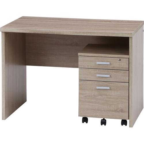 不二貿易 【組立品】デスク２点セット ホワイトオーク ホワイトオーク