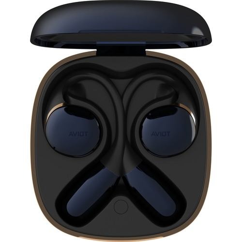 【長期保証付】AVIOT(アビオット) TE-H1-NV ドーンネイビー 完全ワイヤレスイヤホン オープンイヤー型 IPX4防水_3