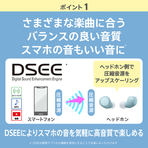 ソニー(SONY) WF-C510-B ブラック 完全ワイヤレスイヤホン Bluetooth5.3 外音取込機能_3