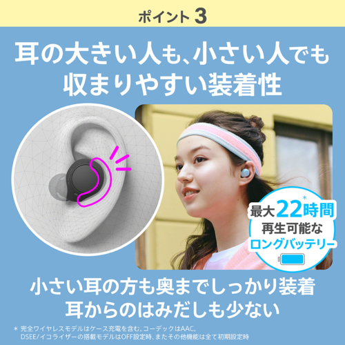 ソニー(SONY) WF-C510-L ブルー 完全ワイヤレスイヤホン Bluetooth5.3 外音取込機能_5