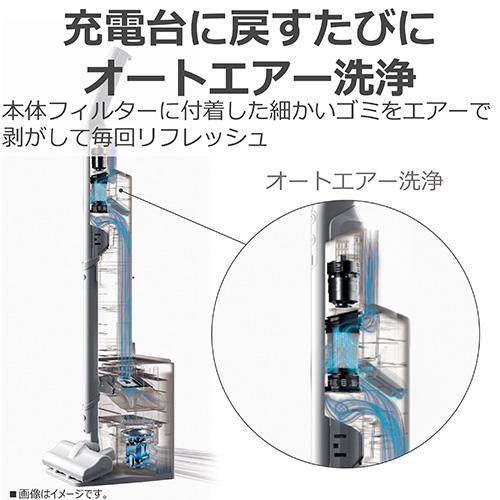 【長期保証付】東芝(TOSHIBA) VC-SL130DS C シフォンベージュ トルネオ コードレス サイクロンクリーナー_6