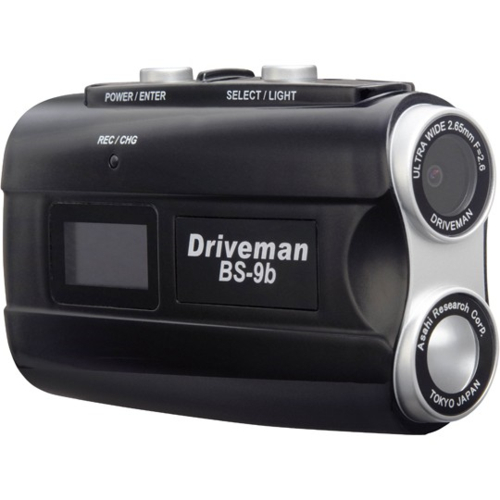 【長期保証付】Driveman(ドライブマン) Driveman BS-9b-32GB-B ブラック バイクドライブレコーダーヘルメット簡単装着 32GB付