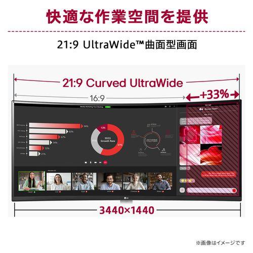 LGエレクトロニクス(LG) 34WR55QK-B LG UltraWide 34型 UWQHDウルトラワイド曲面モニター_2