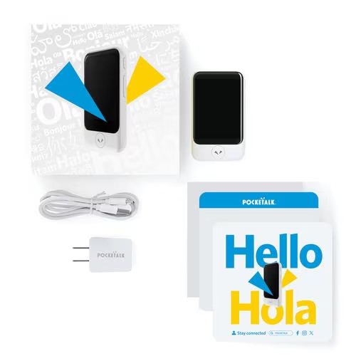 【長期保証付】ソースネクスト(SOURCENEXT) POCKETALK S2 ポケトークS2 グローバル通信2年 PTS2-W Bluetooth対応_6