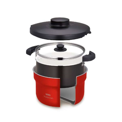 サーモス(THERMOS) KBJ-3002-UR アーバンレッド 真空保温調理器