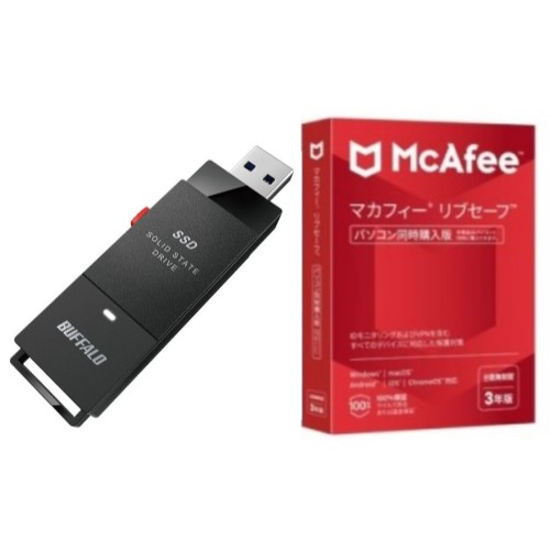 今すぐ購入 バッファロー 外付けSSD 1TB ブラック SSD-PST1.0U3-BA