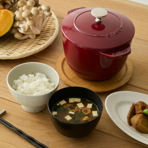 STAUB ラ ココット de GOHAN M 16㎝ チェリー STAUB ラ・ココット de