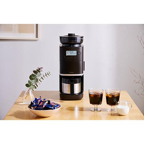 シロカ(siroca) SC-C271 TD -TD コーン式全自動コーヒーメーカー カフェばこPRO