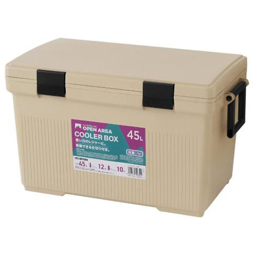 アイリスオーヤマ(Iris Ohyama) CL-45 ベージュ クーラーボックス 45L