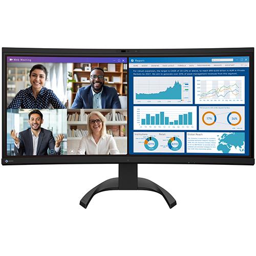 EIZO(エイゾー) EV3450XC-BK FlexScan 34型 UWQHDウルトラワイド曲面モニター