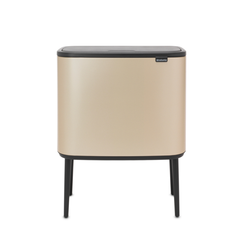 ブラバンシア(brabantia) ダストボックス Boタッチビン11+23L シャンパンソフトタッチ開閉 分別できる_4
