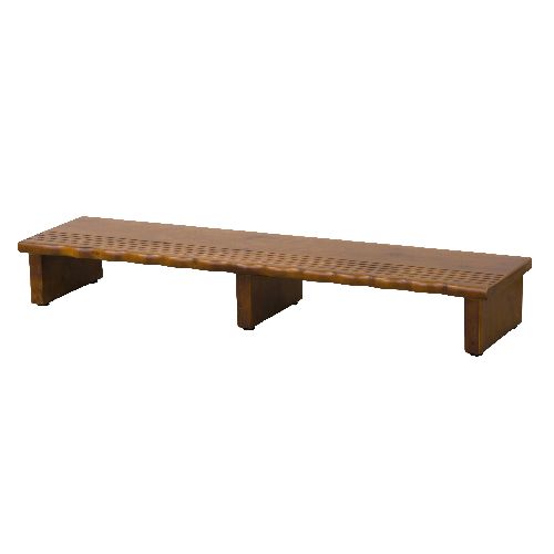 クロシオ 【完成品】4225 天然木玄関台 120