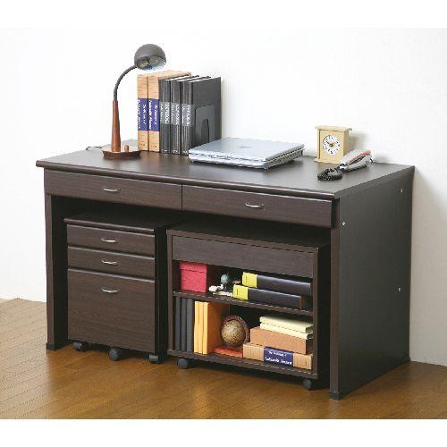 クロシオ 【一部組立】25165 システムデスク120 ブラウン