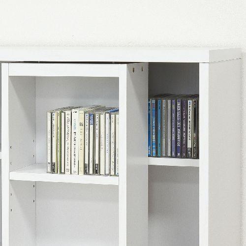 クロシオ 【組立式】32233 深型スライドシェルフ ホワイトオークの通販は