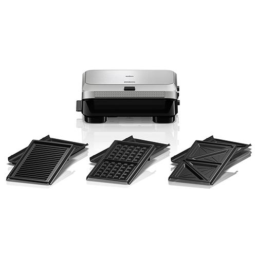 ブラウン(BRAUN) SM5038(シルバー) スナックメーカー 5 ワッフル ホットサンドメーカーの通販は