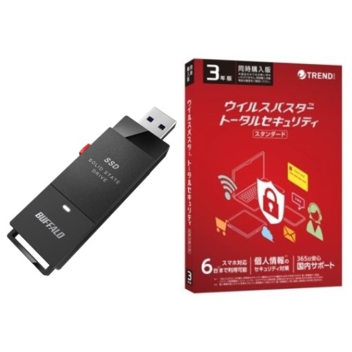 BUFFALO バッファロー SSD SSD-PKP500U3-B |b04 BUFFALO バッファロー SSD SSD-PKP500U3-B