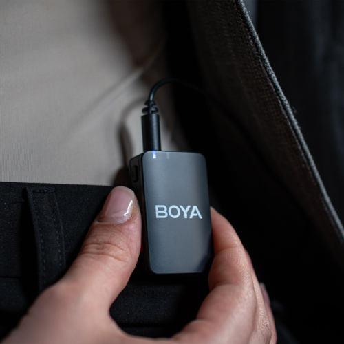 BOYA(ボーヤ) BOYA MIC(ブラック) オールインワン プロフェッショナルワイヤレスマイク USB Type-C、Lightningコネクタ対応_5
