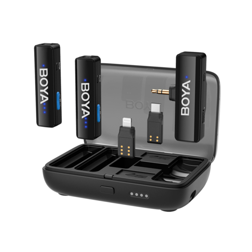 BOYA(ボーヤ) BOYA LINK(ブラック) コンパクト オールインワン ワイヤレスマイク USB Type-C、Lightningコネクタ対応_10
