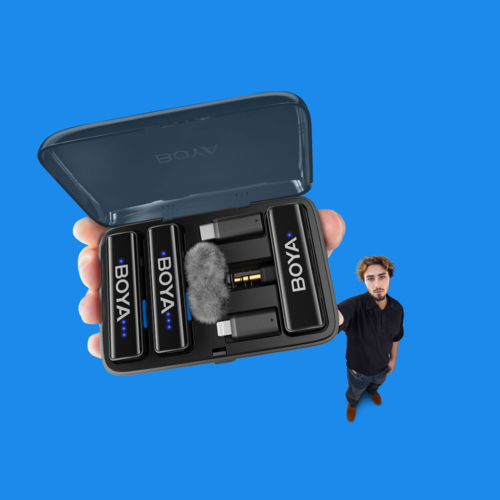 BOYA(ボーヤ) BOYA LINK(ブラック) コンパクト オールインワン ワイヤレスマイク USB Type-C、Lightningコネクタ対応_2