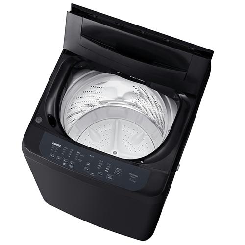 【長期保証付】アイリスオーヤマ(Iris Ohyama) ITW-80B01-B ブラック 全自動洗濯機 8.0kg