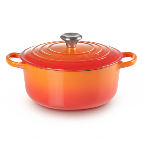 LE CREUSET ル・クルーゼ 両手鍋 26CM チェリーレッド 赤い シグニチャー ココット・ロンド 26cm チェリーレッド | 両手鍋 ｜ル