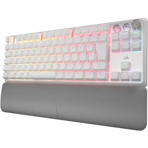 コルセア(Corsair) CH-911921G-JP Kラピッドトリガー付き K70 PRO TKL 高性能ホール効果プログラム可能ゲーミングキーボード - ホワイト JP_1