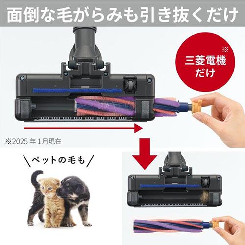 三菱(MITSUBISHI) TC-ED2E-H(メタルグレー) サイクロン掃除機の