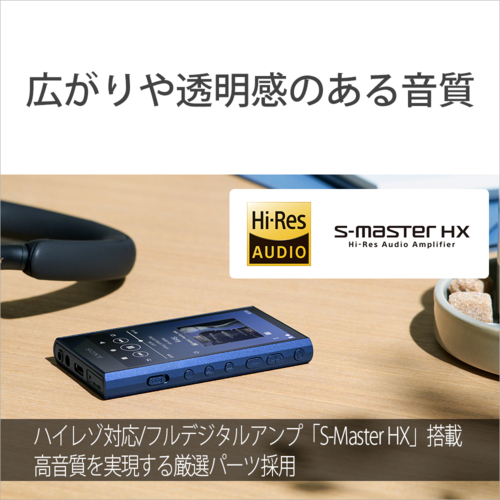 ソニー(SONY) NW-A307 L ブルー ハイレゾ音源対応 ウォークマン A