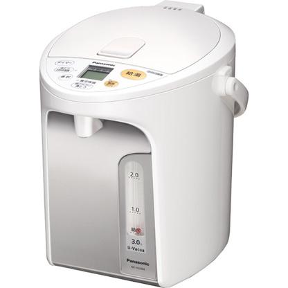 【長期保証付】パナソニック(Panasonic) NC-HU304-W ホワイト マイコン沸騰ジャーポット 3L