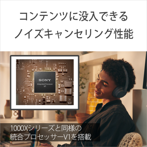 【長期保証付】ソニー(SONY) WH-CH720N L ブルー ワイヤレスノイズキャンセリングステレオヘッドセット_1