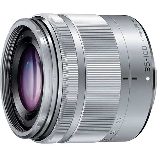 【長期保証付】パナソニック(Panasonic) LUMIX G VARIO 35-100mm/F4.0-5.6 ASPH./MEGA O.I.S H-FS35100-S(シルバー) マイクロフォーサーズマウント 望遠ズームレンズ