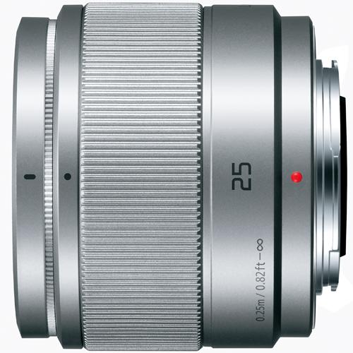 【長期保証付】パナソニック(Panasonic) LUMIX G 25mm/F1.7 ASPH. H-H025-S シルバー マイクロフォーサーズマウント 単焦点レンズ_1