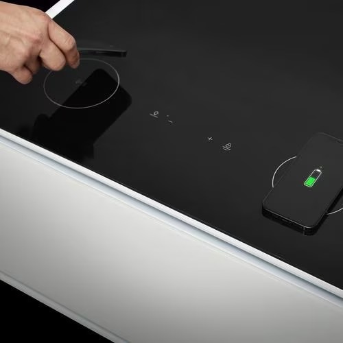 LOOZER(ルーザー) LOOZER SMART TABLE STB65 WHITE ワイヤレス充電 1ドア冷蔵庫付テーブル 65L_8