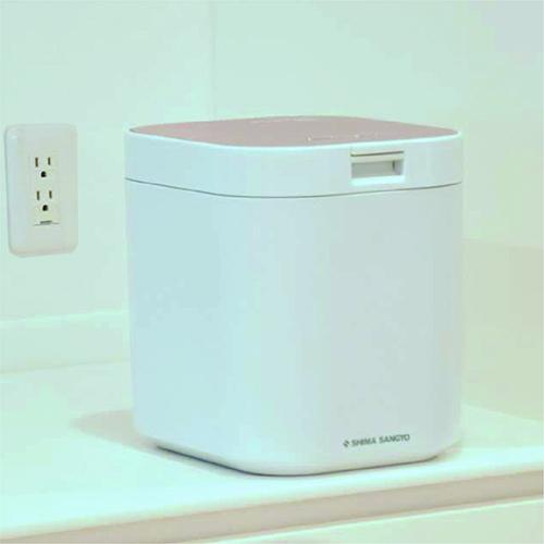 【長期保証付】島産業 PPC-11-PG ピンクゴールド 家庭用生ごみ減量乾燥機 パリパリキュー 2.8L