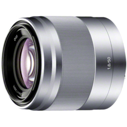 長期保証付】ソニー(SONY) E 50mm F1.8 OSS シルバー SEL50F18 E 